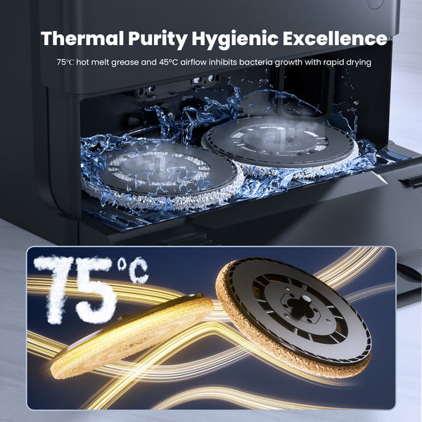 Jonr X1 Max Robot Vacuum and Mop | LiDAR Navigation | Self-Empty & Auto Mop Wash